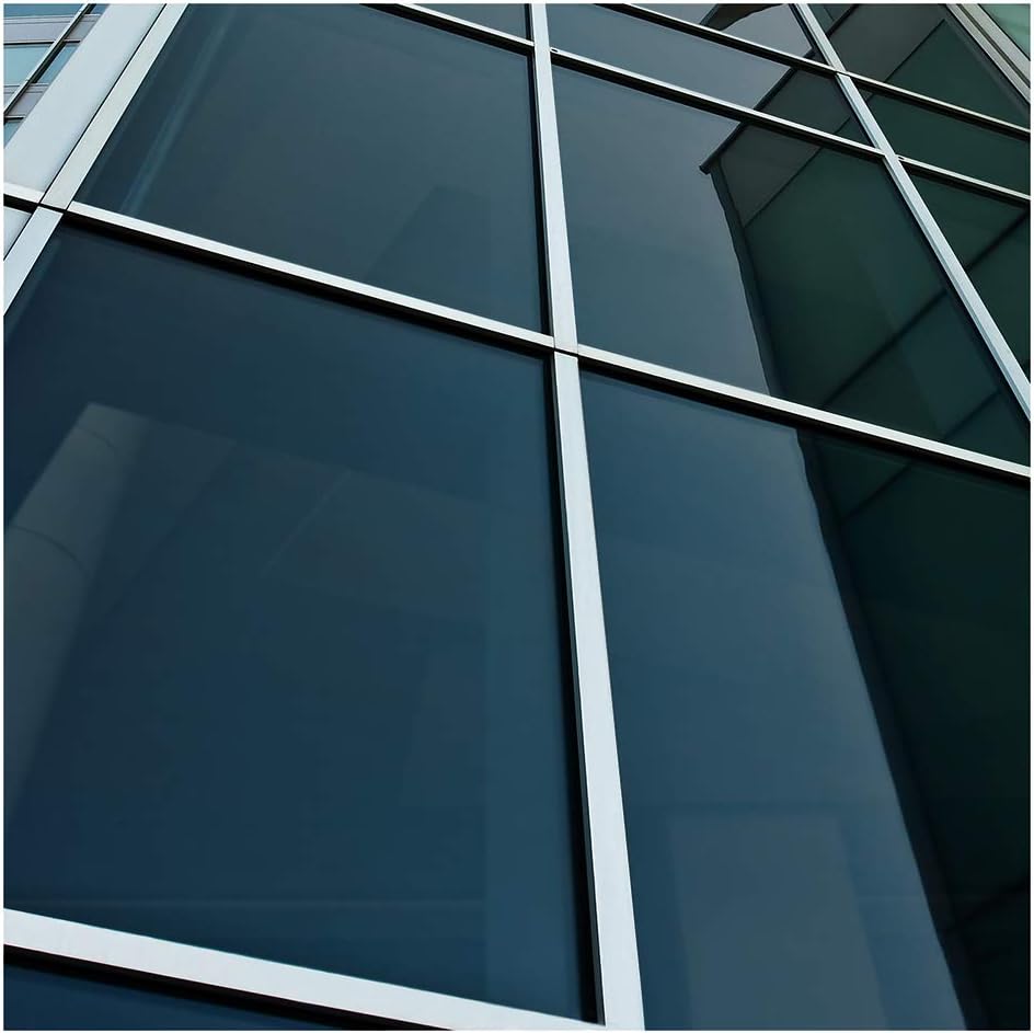 BDF NA20 – Película para ventana de privacidad y control solar N20, negro (oscuro) – 12 pulgadas x 50 pies