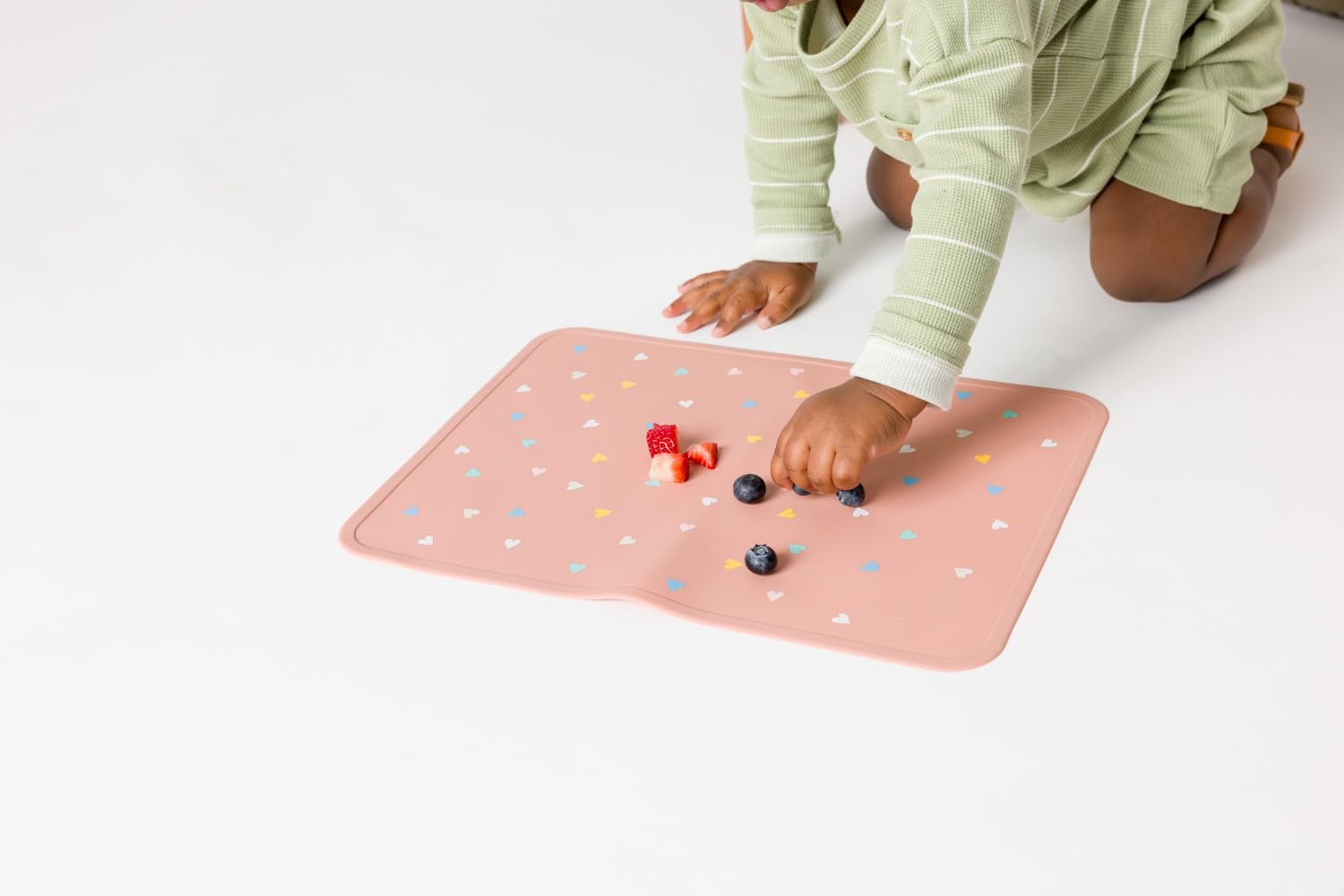 Simple Modern Baby Shark – Mantel individual de silicona para bebés, niños pequeños, niños  Tapete antideslizante para comida para restaurantes y