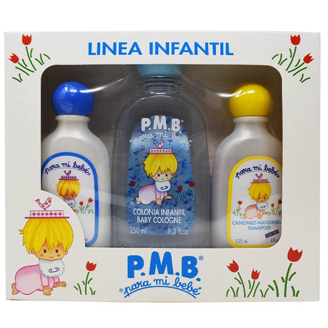 Para Mi Bebe Splash Colonia Boys 8oz , champú 4oz , acondicionador 4oz set de regalo