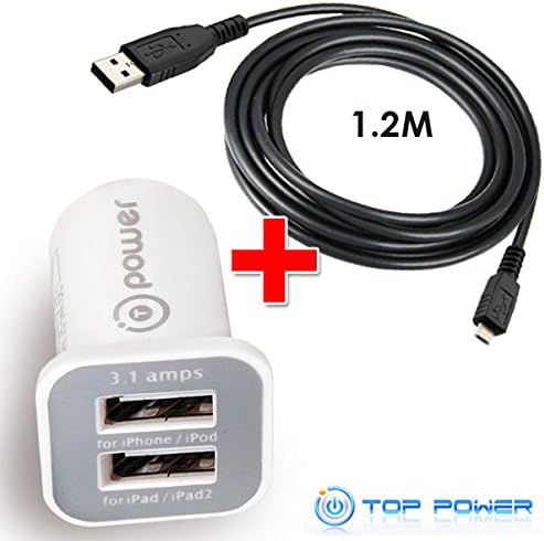 T-Power – Adaptador de coche para Tomtom GPS Go Live a través de 825 120 1400, t, m, 1405 1430 1435 TM 1500 1530 t,m Adaptador automático de barco +