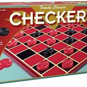 Pressman Damas Family Classics – con tablero plegable y damas entrelazadas Pressman Damas Family Classics – con tablero plegable y damas entrelazadas