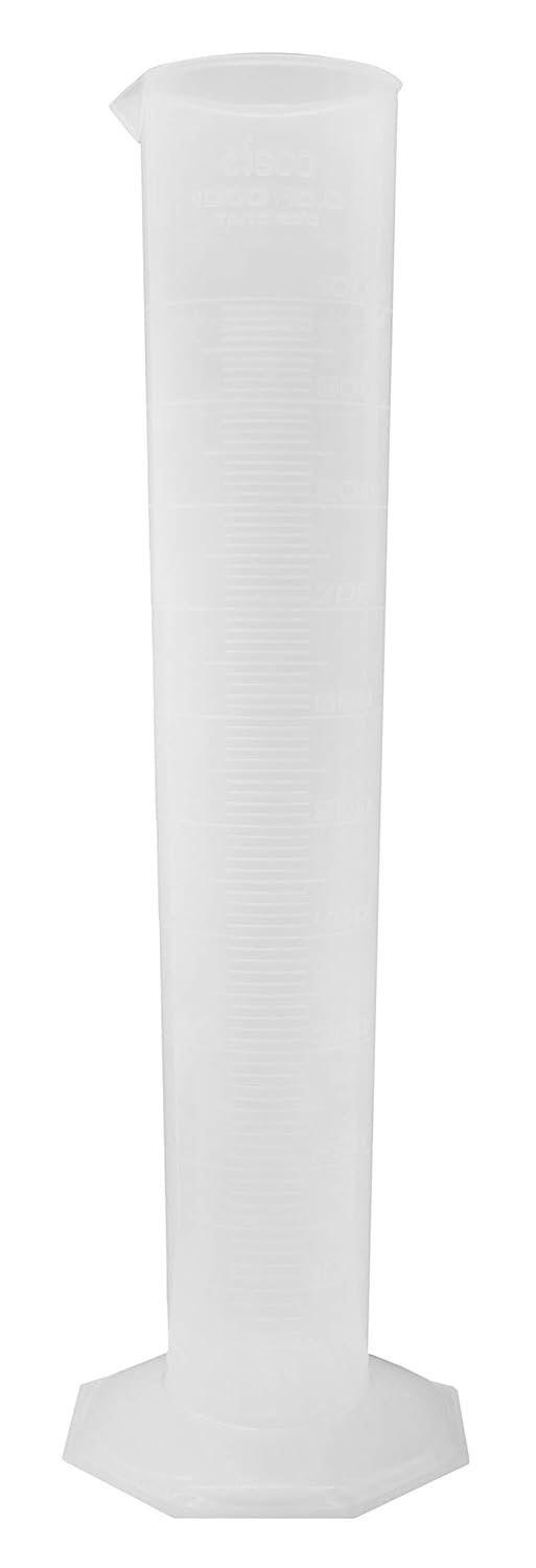 EISCO Juego de cilindros graduados de 7 piezas, clase B, 0.3 fl oz, 0.8 fl oz, 1.7 fl oz, 3.4 fl oz, 8.5 fl oz, 16.9 fl oz y 33.8 fl oz, plástico de
