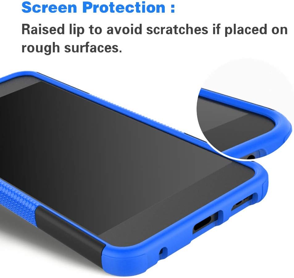 Asuwish Funda de teléfono para LG V40 XW US Azul
