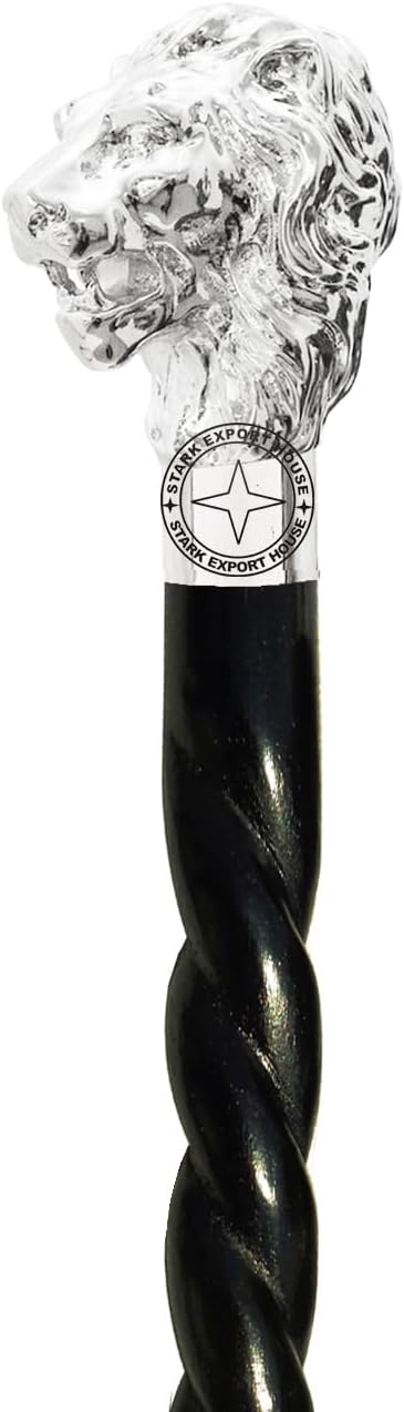 Bastón náutico de plata de níquel para hombres y mujeres, bastones y madera con mango de 37 pulgadas, palo de palisandro de madera natural, mejor