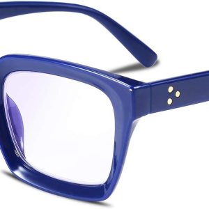 Anteojos Feisedy B2479 de lectura, con bloqueo de luz azul y retro, antideslumbrante, para fatiga ocular por lectura digital Anteojos Feisedy B2479 de lectura, con bloqueo de luz azul y retro, antideslumbrante, para fatiga ocular por lectura digital