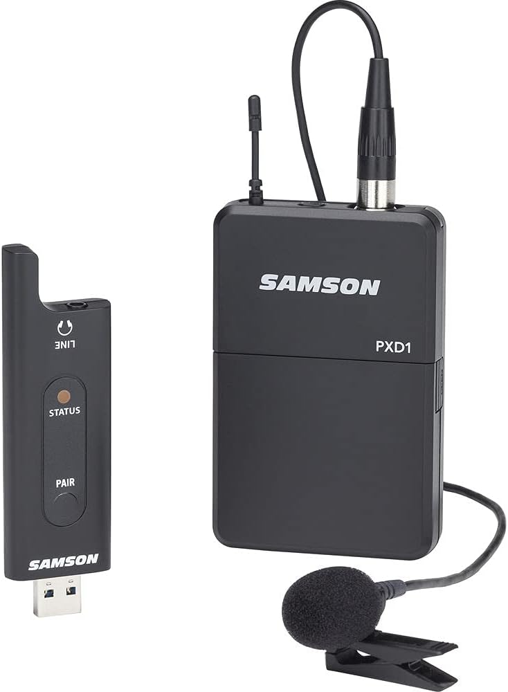 Samson Sistema inalámbrico digital USB Lavalier XPD2