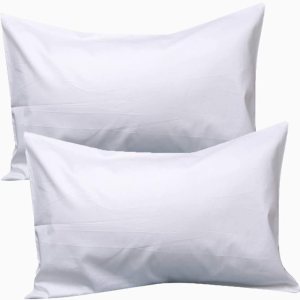 Dazzles Collection Fundas de almohada de 600 hilos 100% algodón egipcio ultrasuaves de calidad hotelera, de lujo, paquete de 2 unidades, tamaño Dazzles Collection Fundas de almohada de 600 hilos 100% algodón egipcio ultrasuaves de calidad hotelera, de lujo, paquete de 2 unidades, tamaño