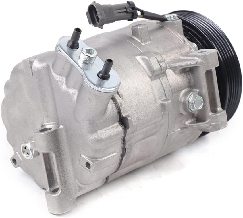 KinHall Compresor de aire acondicionado con embrague para Saturn Ion 4 puertas 2.2L 2.4L 2005-2007 AC AC Compresor y embrague AC Aire acondicionado