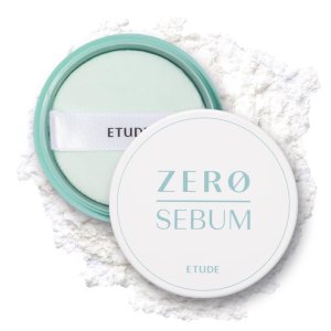 ETUDE Polvo de secado Zero Sebum 0.14 oz Nuevo (23AD)  Control de aceite ligero coreano sin sebo Polvo translúcido de cara suelta con 80% mineral ETUDE Polvo de secado Zero Sebum 0.14 oz Nuevo (23AD)  Control de aceite ligero coreano sin sebo Polvo translúcido de cara suelta con 80% mineral