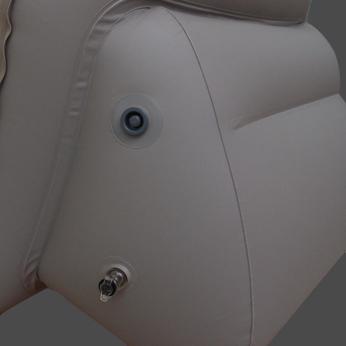 Baiao Sillón inflable para sofá, con bomba de aire, respaldo reclinable ajustable, colchón de aire para camping, interior, sala de estar, dormitorio