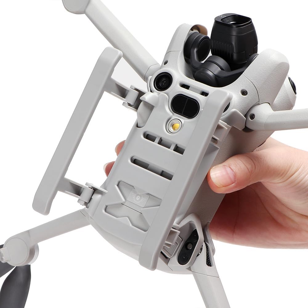 Xmipbs Mini 4 Pro Tren de aterrizaje extendido, pata de araña de aterrizaje plegable compatible con accesorios DJI Mavic Mini 4 Pro