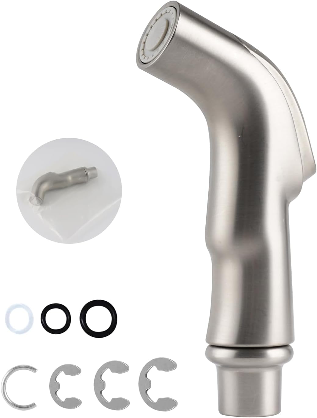 Accesorio universal para rociador para fregadero de cocina, cabezal de rociador lateral de fregadero compatible con grifos