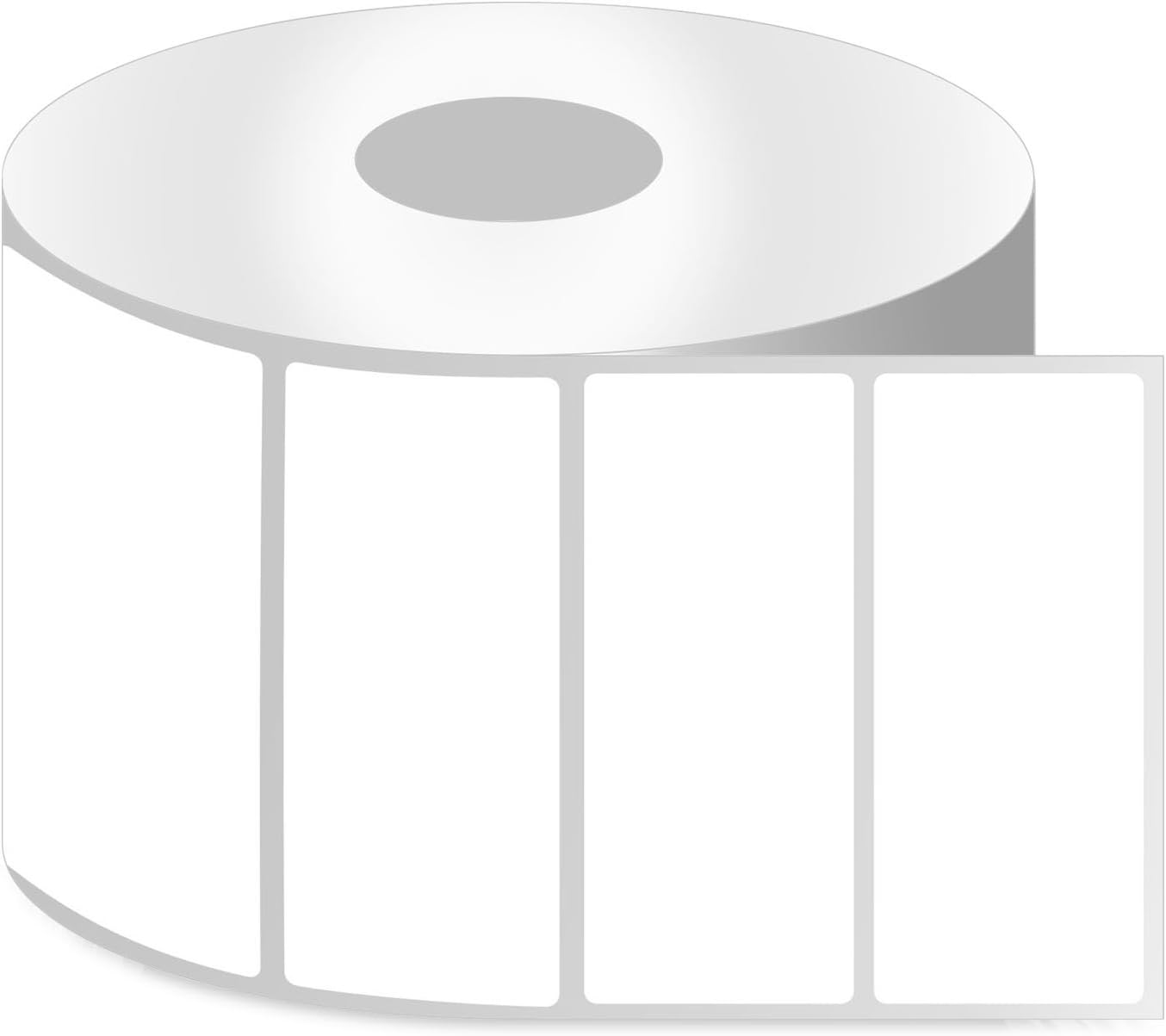 10 rollos en 13750 etiquetas, 1375 etiquetasrollo  Etiquetas térmicas directas de 4 x 1 pulgada  Compatible con impresoras de etiquetas de