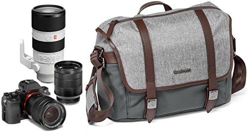 Manfrotto MB LF-WN-MS – Bolsa tipo mensajero para CSC Lifestyle Windsor S, color gris