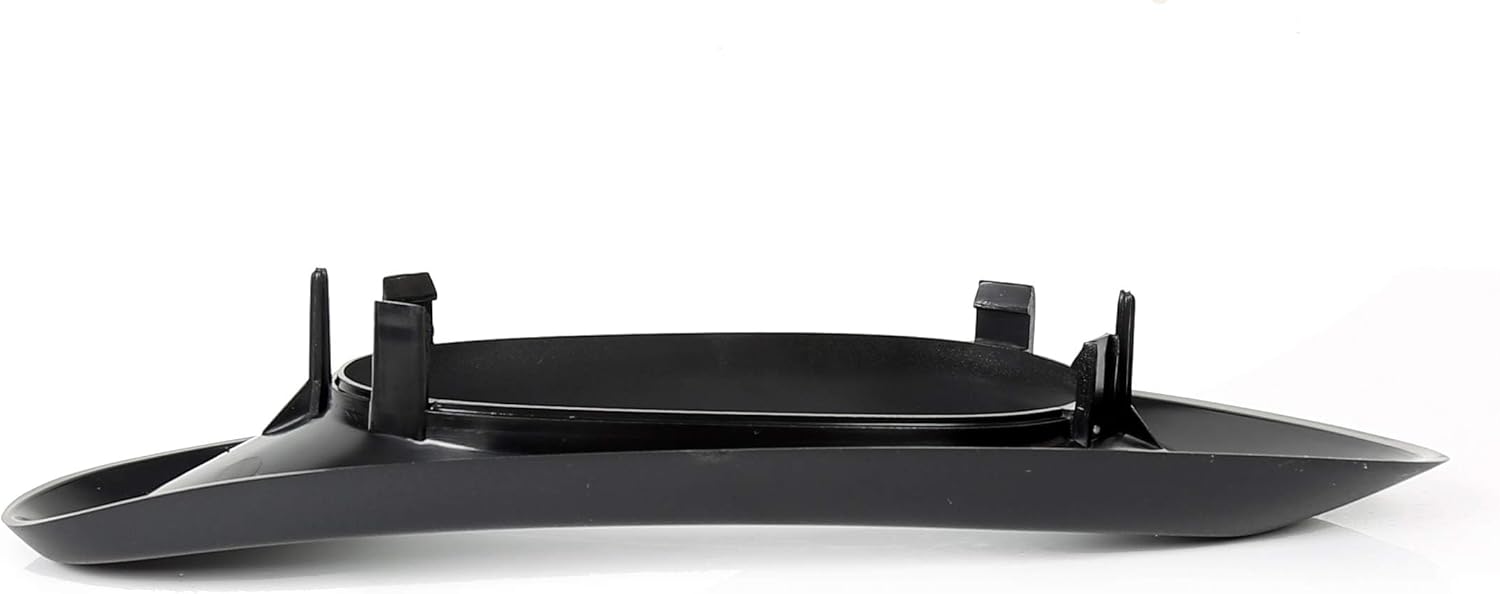 ECOTRIC Manija de puerta con biseles interiores compatibles con Chevrolet Trailblazer 2002-2009 Par Driver Passenger RH LH Negro Izquierdo Derecho