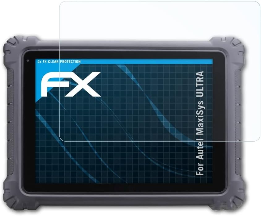 Película protectora de pantalla compatible con Autel MaxiSys Ultra, película protectora FX ultra transparente (2X)