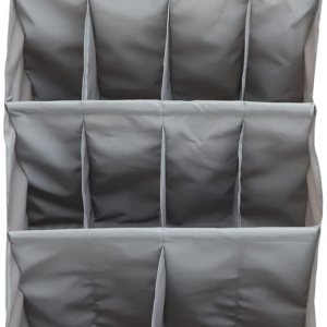 Zerodeko 1 juego de bolsa de almacenamiento detrás de la puerta, 14 bolsillos colgantes de rejilla sobre la puerta, organizador de bolsillo, estante Zerodeko 1 juego de bolsa de almacenamiento detrás de la puerta, 14 bolsillos colgantes de rejilla sobre la puerta, organizador de bolsillo, estante