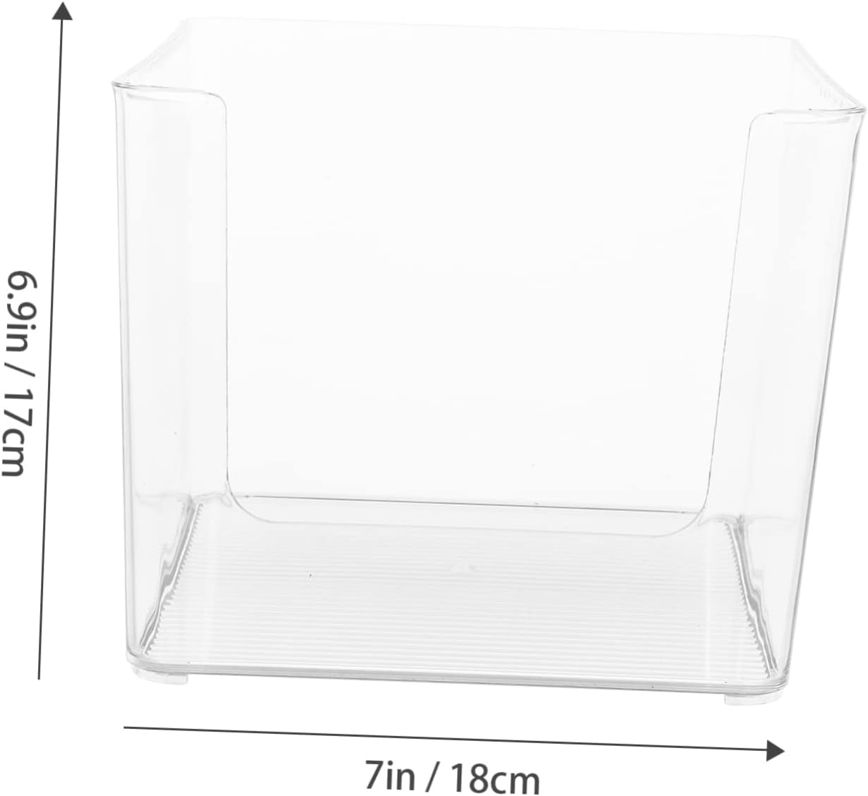 1pc caja de almacenamiento de plástico escalable oficina comestibles