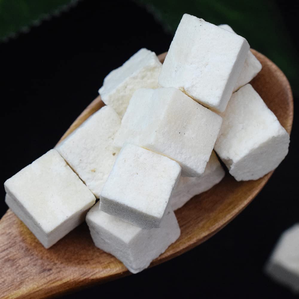 Poria Cocos FuLingTuckahoe Poria Cocos Fu Ling blanco Orgainc Poria Cocos Wild Tuckahoe Poria Poria Cocos naturales Cocos Poria secos (8 oz)