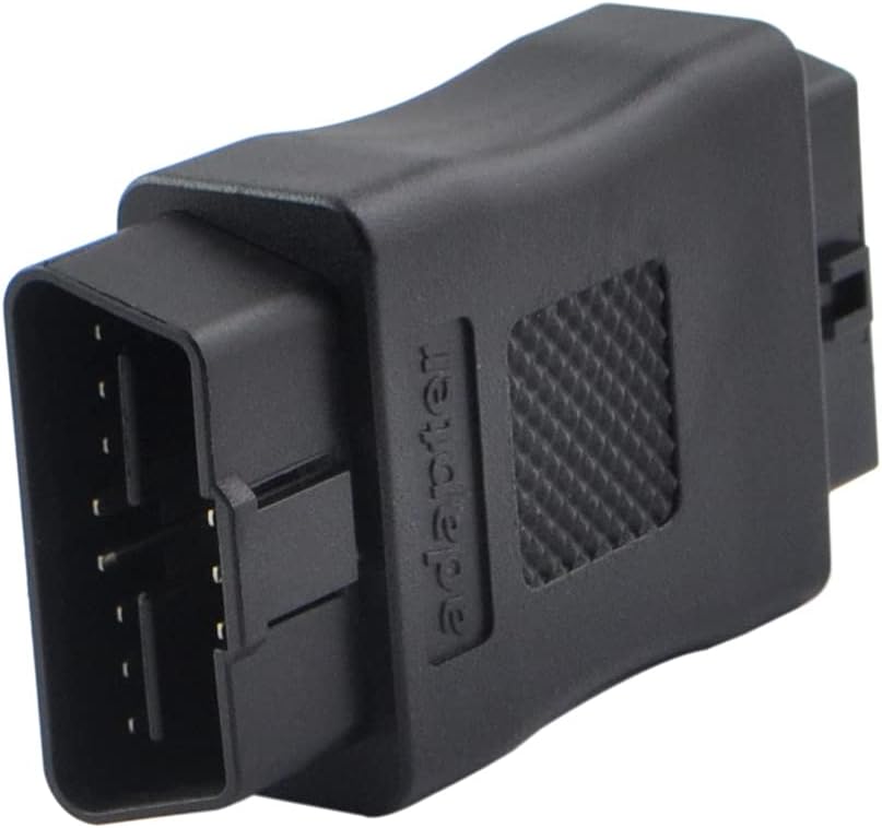 OBD2 OBDII Full 16 Pin macho a hembra OBD Cable Divisor Convertidor Adaptador para Diagnóstico Puerto Extensor (negro)