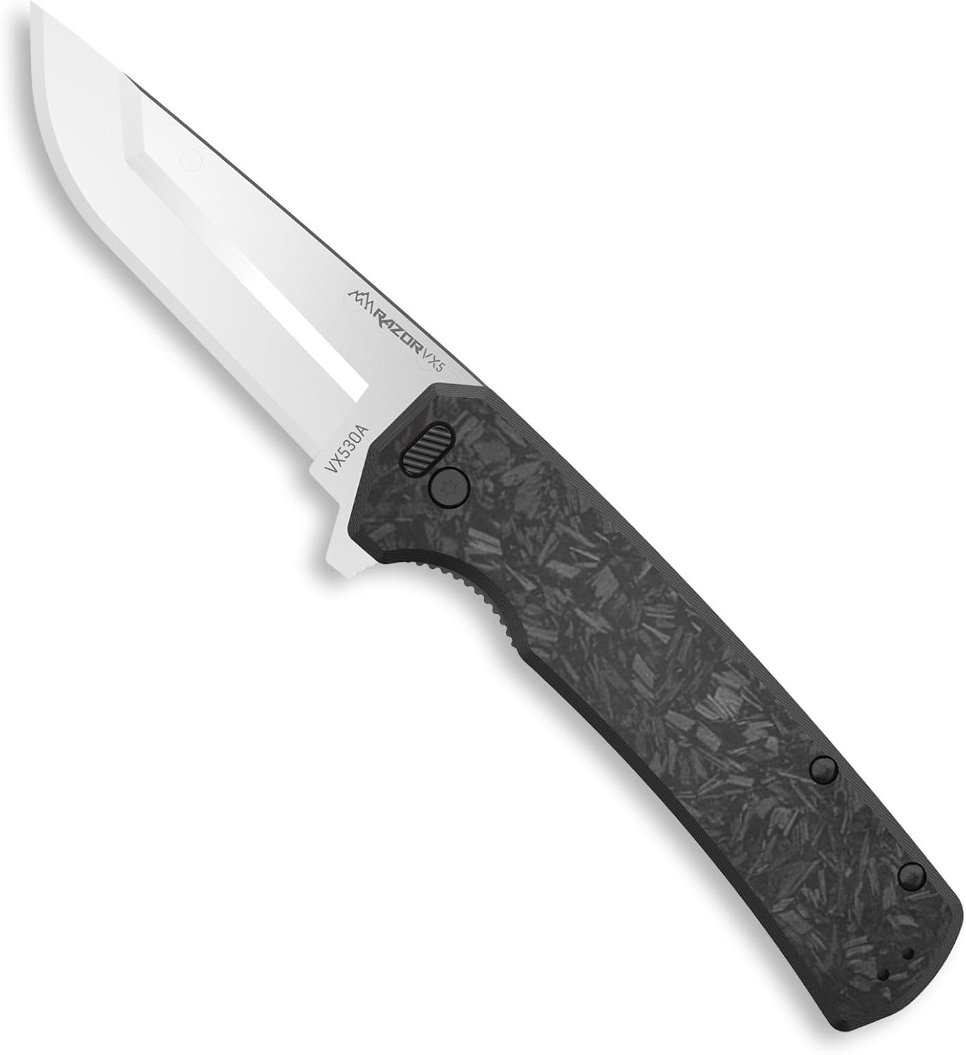OUTDOOR EDGE RAZOR VX5 – Cuchillo de bolsillo plegable EDC de hoja reemplazable  Hoja de 3 pulgadas, rodamientos de bolas de cerámica, mango de