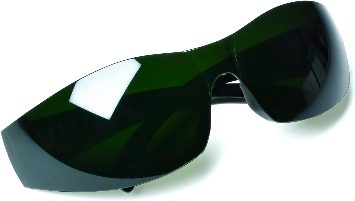 Juego de 10 gafas de seguridad IPL, gafas de protección ocular de 200-2000 nm para tratamiento de depilación láser IPL y cosmetología láser para