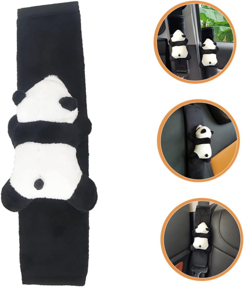 ABOOFAN 2 fundas para cinturón de seguridad, cojines de cinturón de seguridad de franela aldult, protector de cinturón de seguridad con cojín,