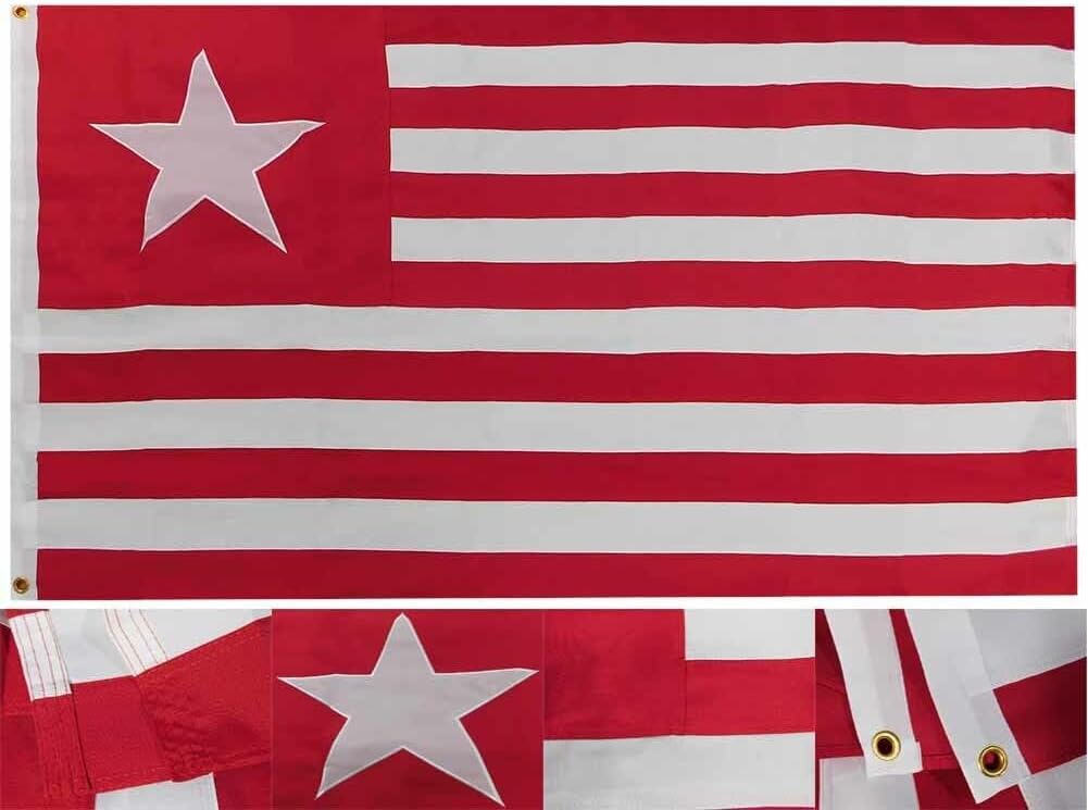 Premium 3×5 Embroidered James 1819 600D 2ply Nylon Flag 3’x5′