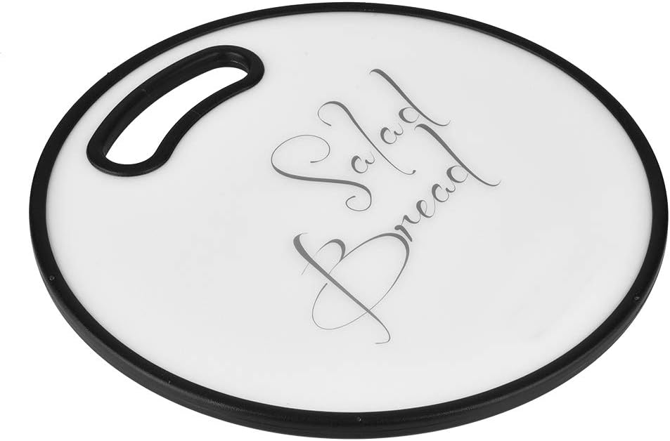 Tabla de cortar redonda de plástico para cortar bloque herramienta de cocina para el restaurante de cocina casera