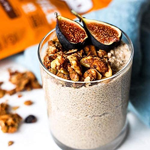 Paleonola Granola sin cereales sin OMG, cereales, soja, gluten, sin lácteos, bocadillo de proteína baja en carbohidratos para un desayuno saludable,