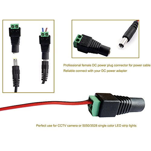 FINXRoll 2 pares BNC Video Balun+2 pares Ethernet PoE adaptador RJ45 Inyector Splitter+5 pares 12V DC macho hembra conector CCTV cable de