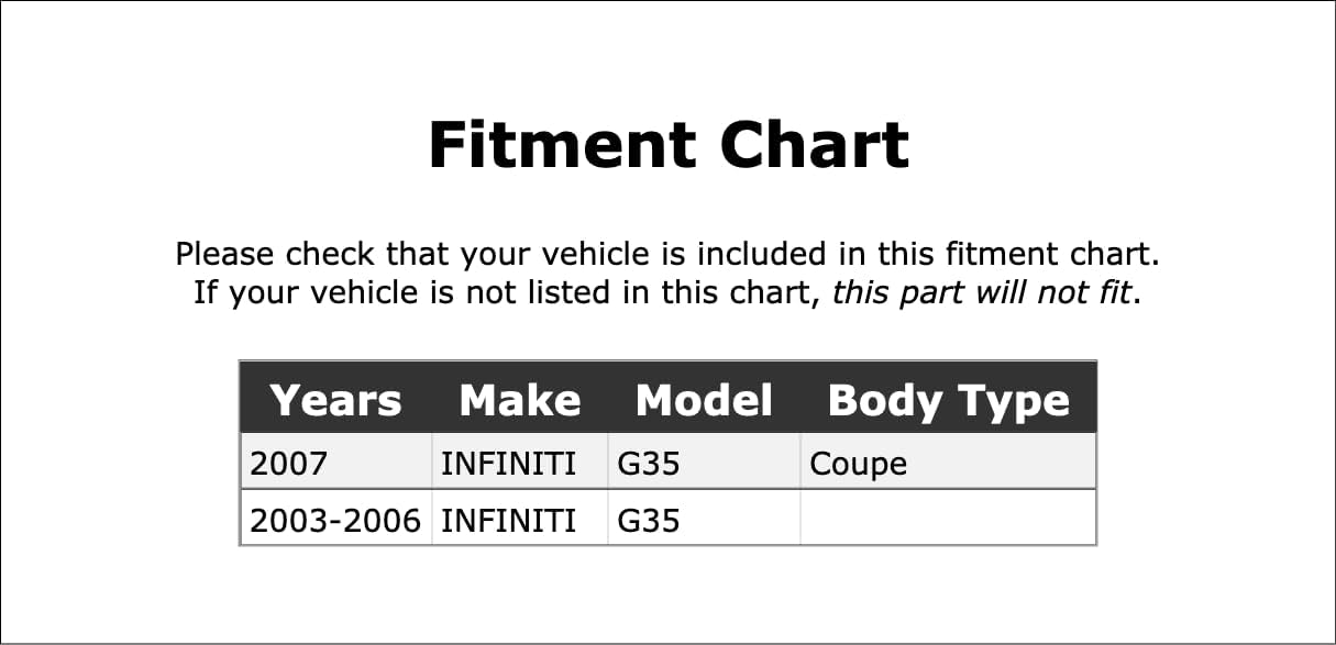 Conjunto de brazo de control de suspensión superior trasero derecho y rótula compatible con Infiniti G35 Coupé 2003 2004 2005 2006 2007 PC-567195