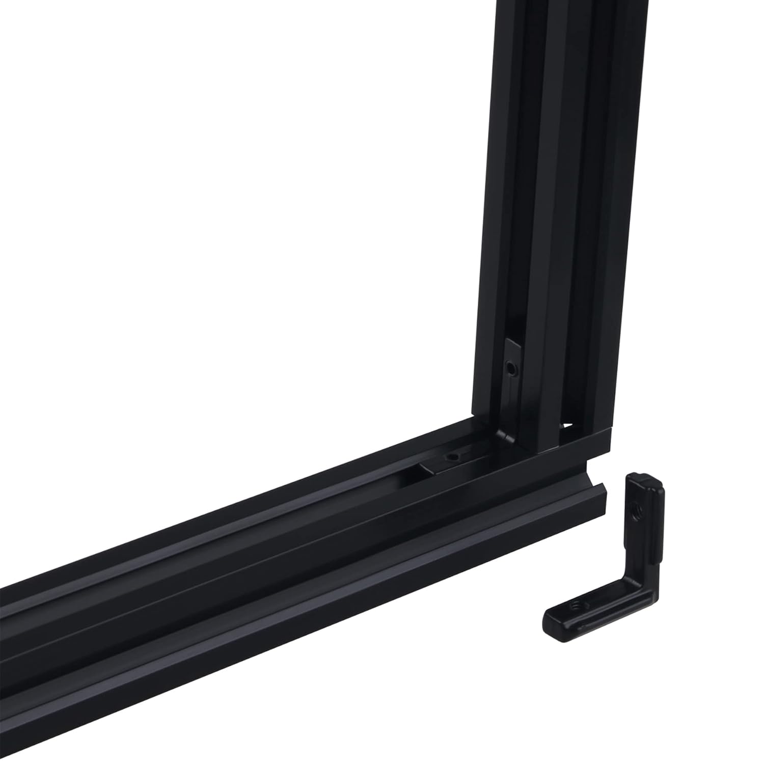 4 piezas de perfil de extrusión de aluminio 2020 de 15.748 in tipo V extrusión de aluminio estándar europeo anodizado riel lineal con accesorios