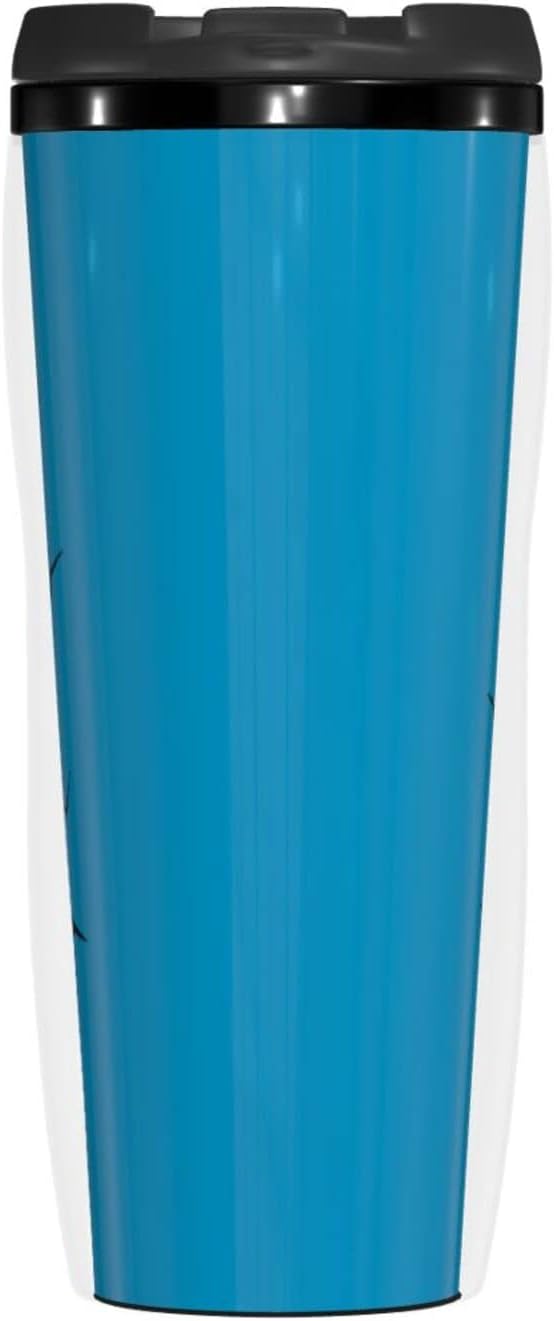 Kool Anime Aid Man – Botella de agua de café reutilizable de doble pared con tapa, jarra de agua deportiva para escuela, gimnasio al aire libre, 12