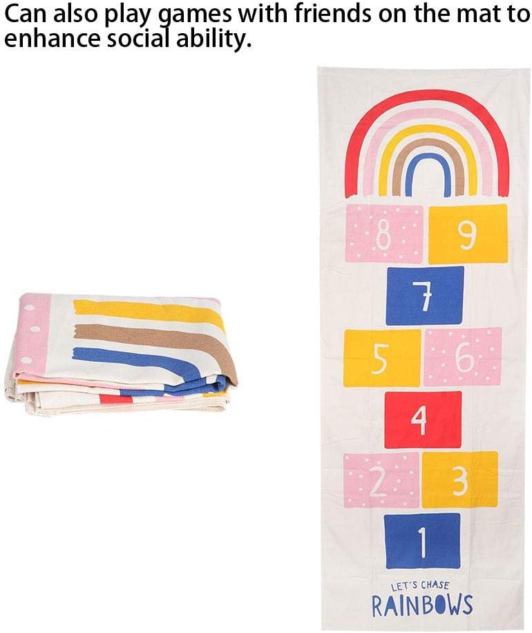 Alfombra de área para niños, alfombra suave para niños, juego de gateo, decoración del hogar, ideal para bebés de 2 y 9 años