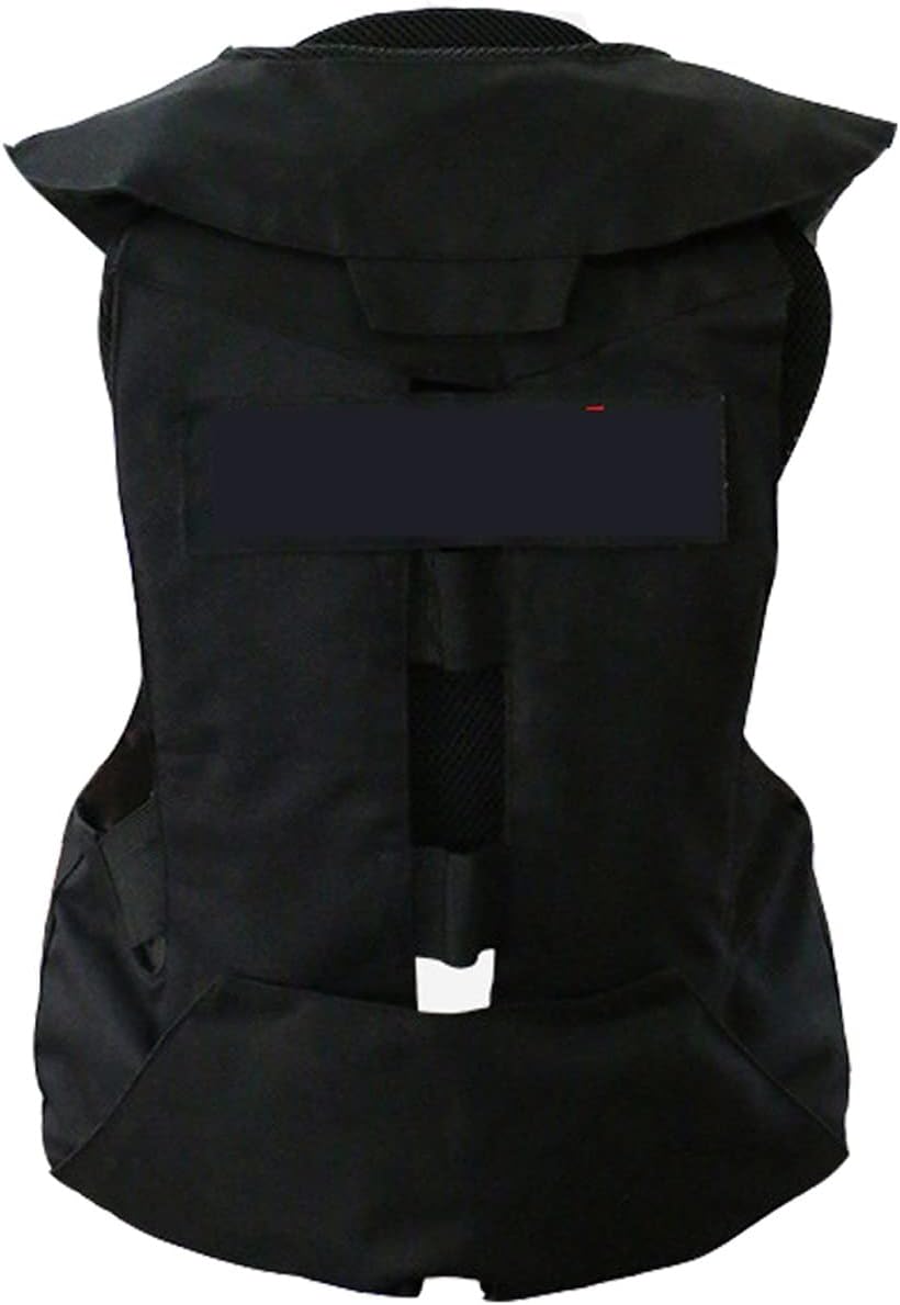 YXYMOTEFLY Chaleco ecuestre para niños, con bolsa de aire para motocicleta, chaqueta de tamaño ajustable con hebilla, abrigo para espectáculos de