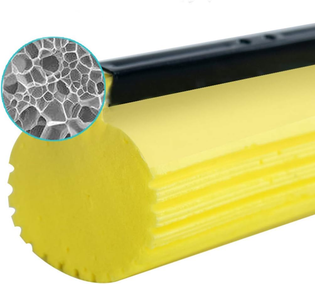 LIFKOME Trapeador de vapor para cocina, hogar, esponja, recambio de cabezal de fregona súper absorbente y de goma PVA, cabezal de mopa de espuma de