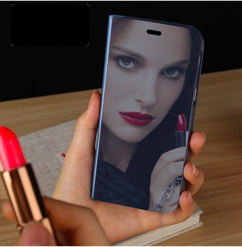 CCSamll – Funda para teléfono Mi Redmi Note 10 Pro, espejo de lujo, vista clara, pantalla inteligente, soporte de carga inalámbrica, cubierta de
