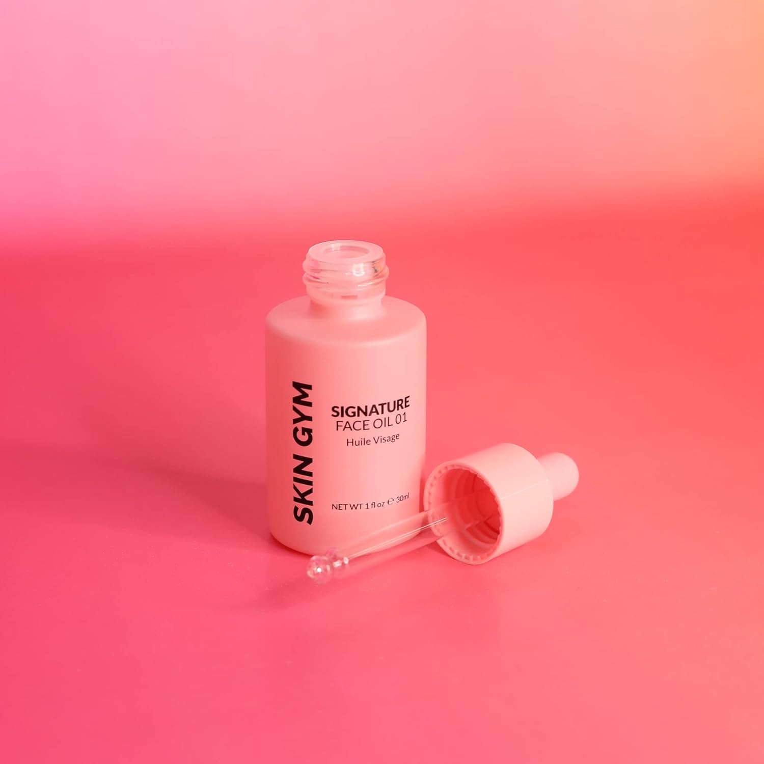 SKIN GYM Aceite facial característico, hidratante y exfoliante – Con vitamina E, jojoba, rosa mosqueta, semilla de albaricoque