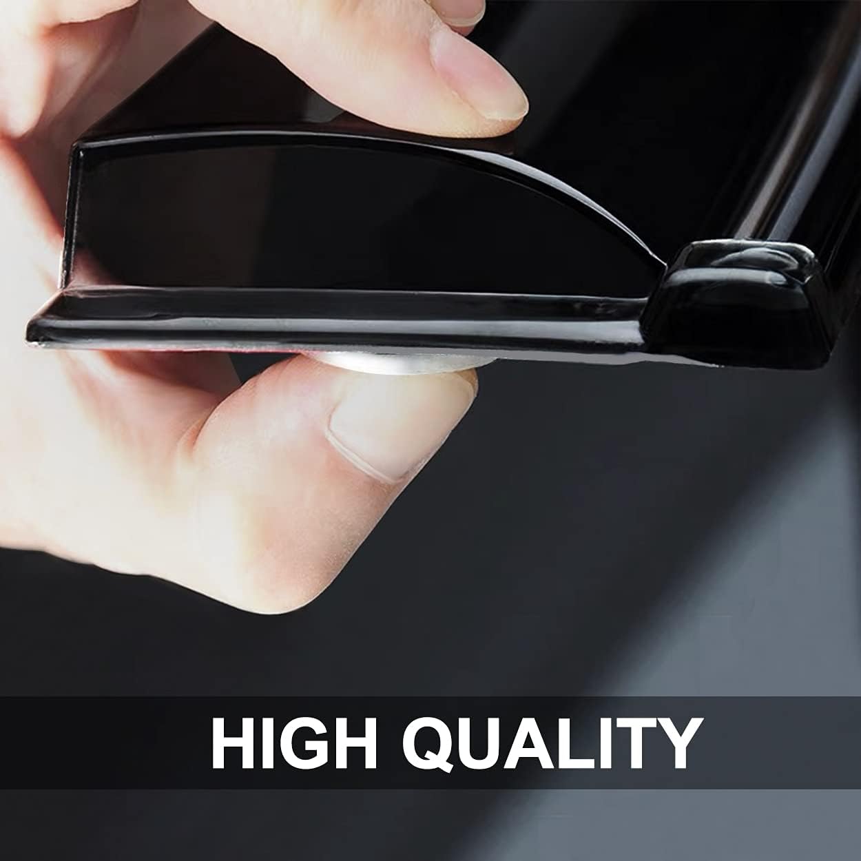 94117 Deflector de ventilación de viento para ventana lateral, 4 unidades de protector de lluvia de humo oscuro para Jeep Commander 2006-2010