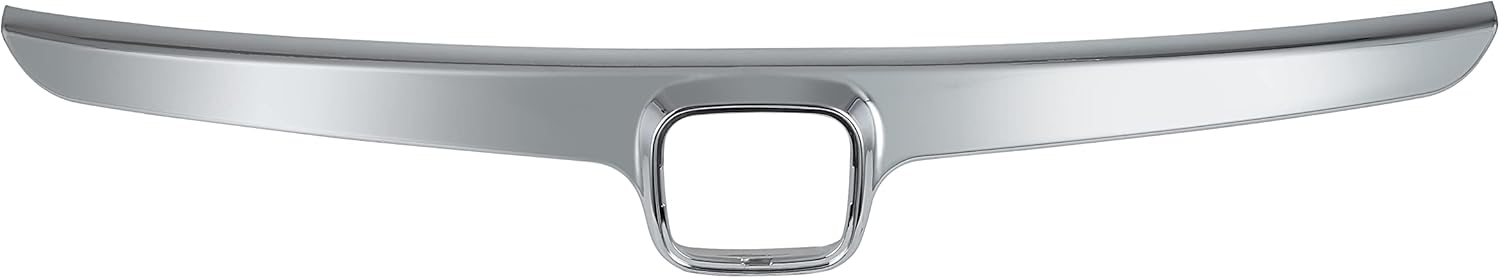 KARPAL Moldura de rejilla delantera compatible con Honda Civic Sedan Chrome HO1200172 2006 2007 2008