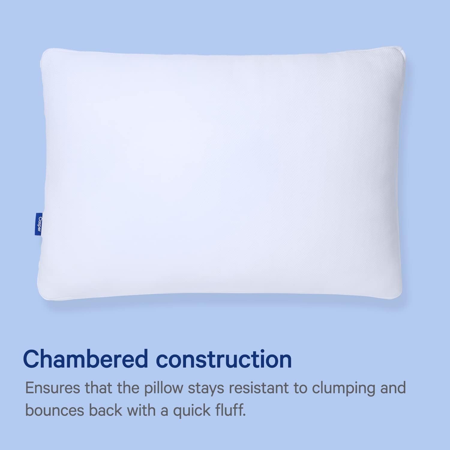 Casper Sleep Essential Almohada refrescante, King, color blanco