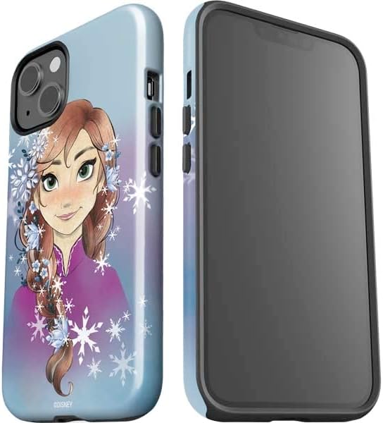 Skinit Impact Phone Case Compatible with iPhone 15 Plus – Officially Licensed Disney Anna Portrait Design