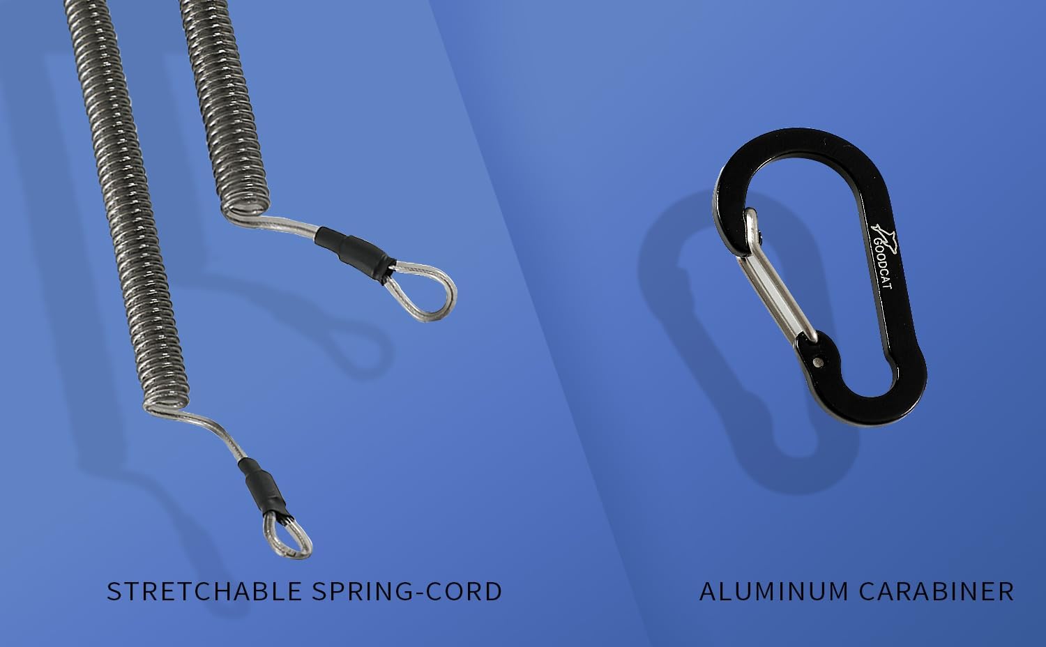 GOODCAT Llavero magnético más fuerte de liberación de red magnética con mosca, retractor de clip magnético con mosquetón retráctil