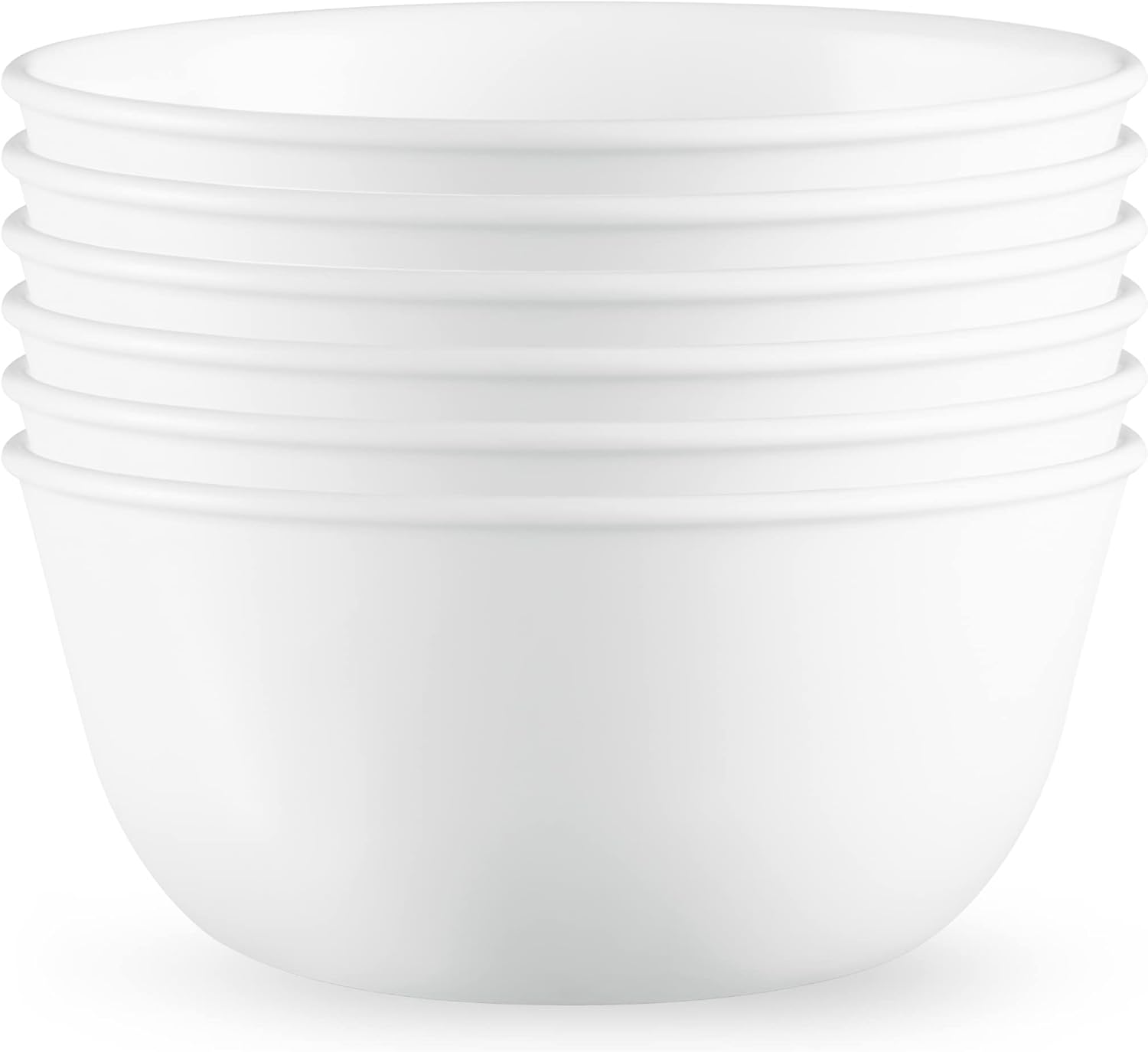Juego de vajilla de 18 piezas de Corelle Vitrelle para 6 personas, triple capa de vidrio, resistente a las astillas, y Vitrelle de 28 onzas, cuencos