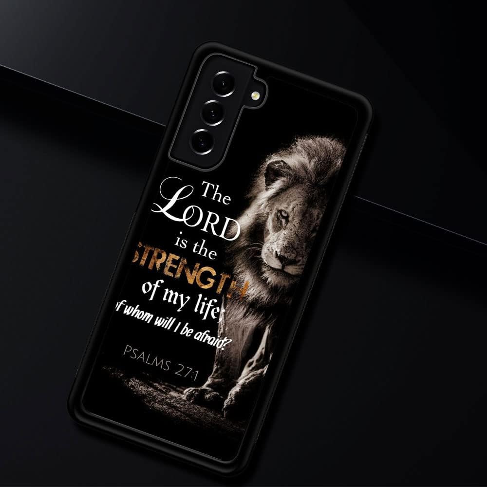 DAIZAG Funda compatible con Samsung Galaxy S22 Ultra, León de las Escrituras de la Biblia para niños y niñas, suave y delgada, a prueba de golpes,