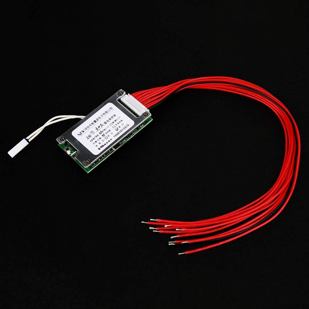 10S 36V 30A WEquilibrio Li-ion Batería de litio Junta de protección BMS PCB con función de equilibrio para coche eléctrico, asistente de energía