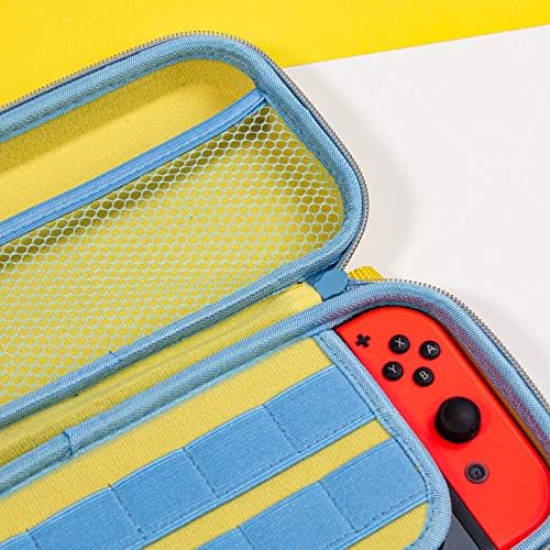 Numskull Funda de viaje rígida para Nintendo Switch y OLED modelo 2021, se adapta a 10 juegos y accesorios