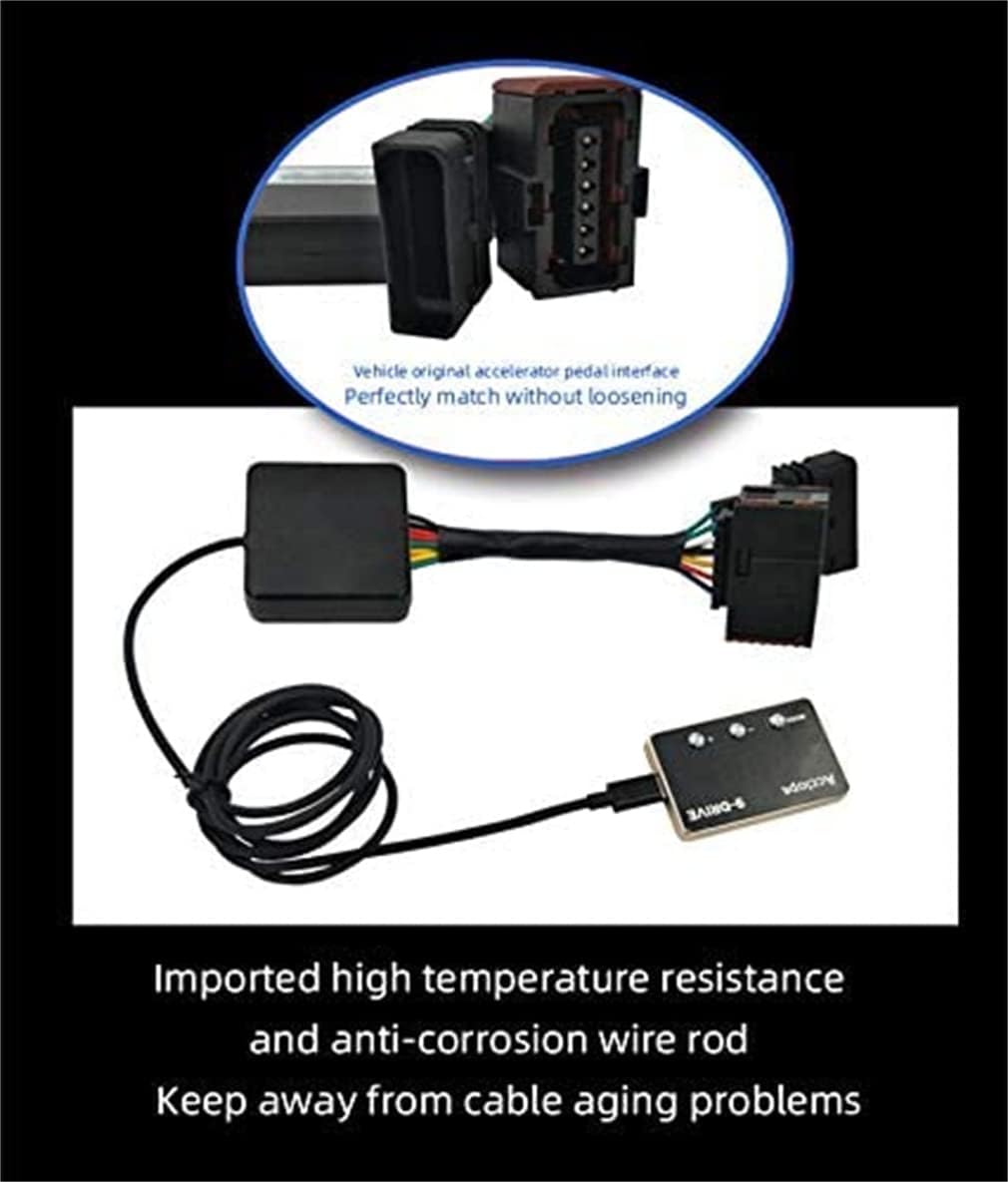 Controlador electrónico LED de respuesta del acelerador de 9 modos de accionamiento, pedal de acelerador de carreras, compatible con MG Morris