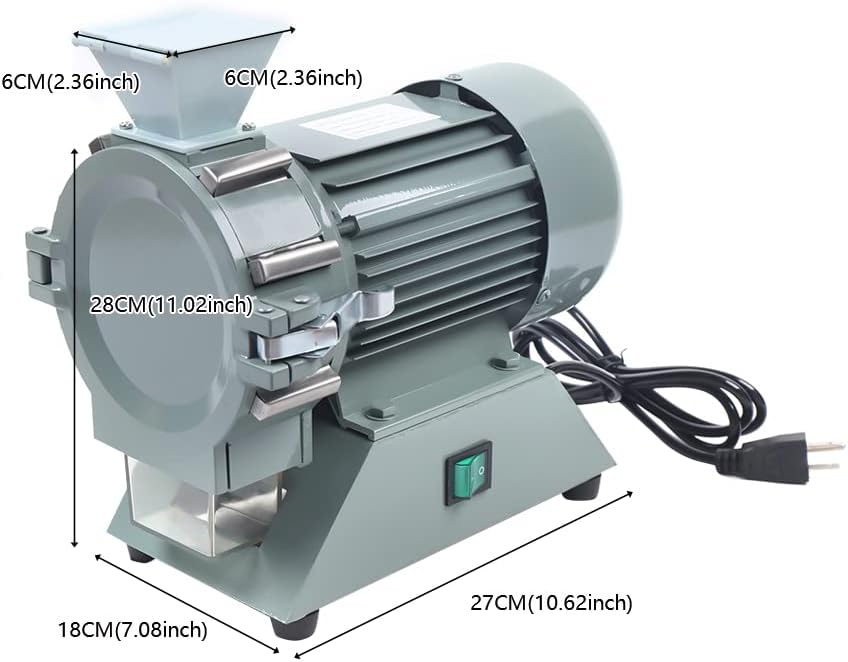 Máquina de molienda de plantas micro Molino Máquina de planta Amoladora Pulverizador de suelo 1400rpm Máquina de molienda de maíz, amoladoras